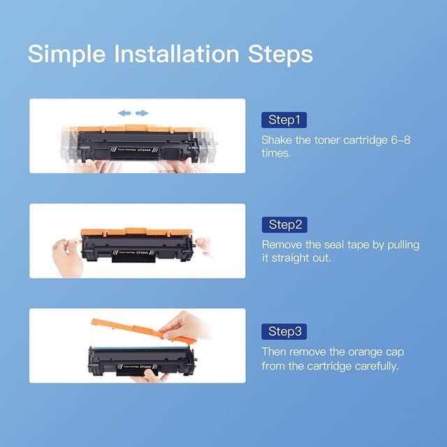 Detalle 2 de GPC Image CF244A 44A Black compatible toner cartridges (2-pack) for HP LaserJet Pro