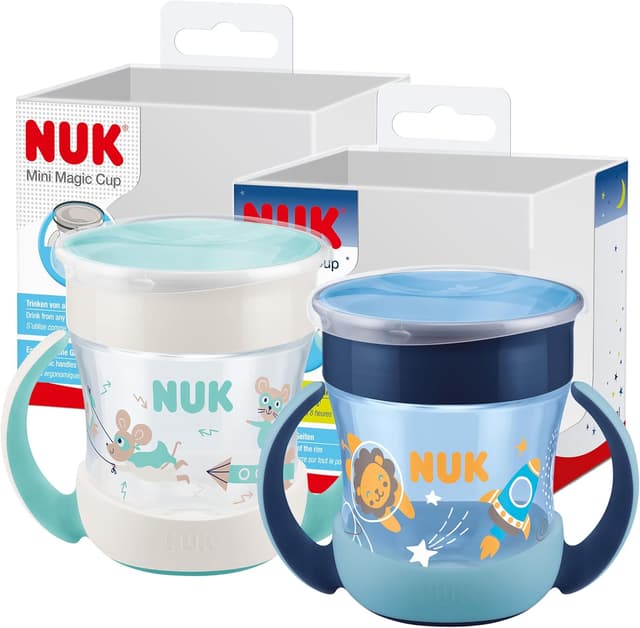Detalle de NUK Mini Magic Night antifuite 160 ml đ„€