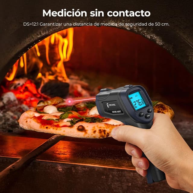 Detalle 2 de ERICKHILL Termómetro infrarrojo -50 a 600 ℃