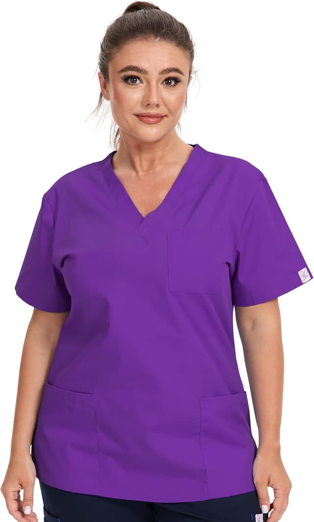 Thumbnail 1 de JONATHAN UNIFORM Women Tunic Scrub Top with 3 Pockets