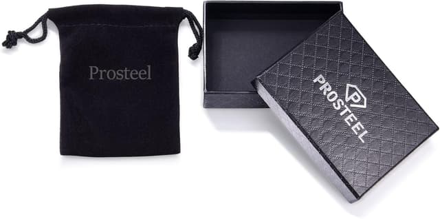 Thumbnail 6 de PROSTEEL Mens Leather Bracelet 22cm