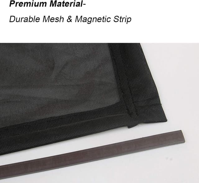 Detalle de Magnetic Car Sunroof Sun Shade Breathable Mesh for Moonroof & Side Window—Quick Install UV Protection