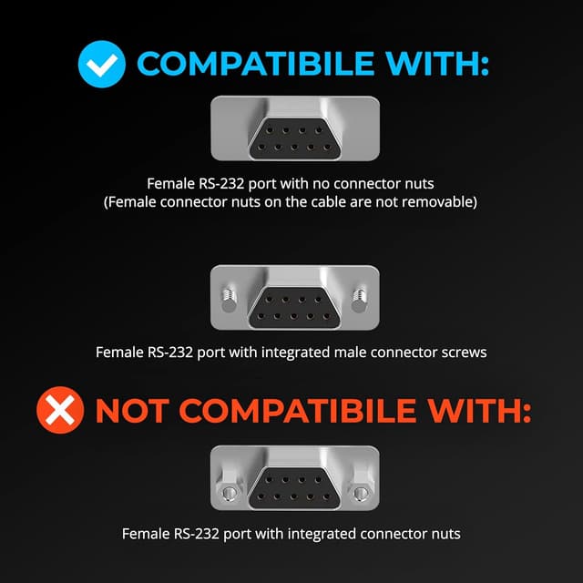 Thumbnail 2 de Sabent USB-C to DB9 RS-232 Adapter CB-D9C3
