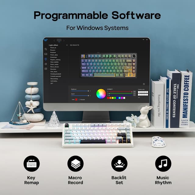 Thumbnail 5 de EPOMAKER F75 gasket mechanical keyboard ⌨