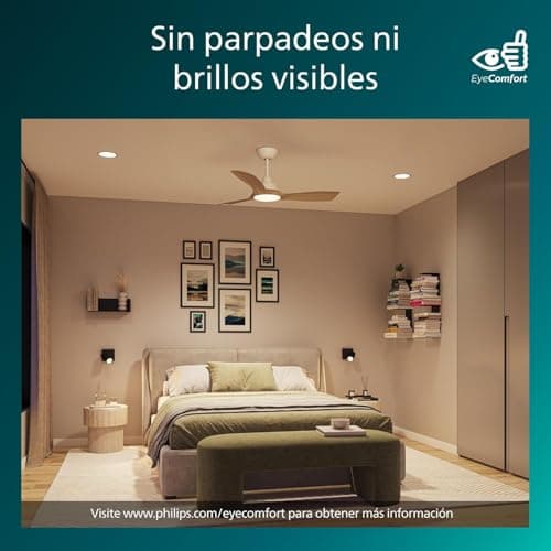 Thumbnail 6 de Philips Olas ventilador de techo con 3 aspas, motor DC y luz LED 24W (con control remoto)