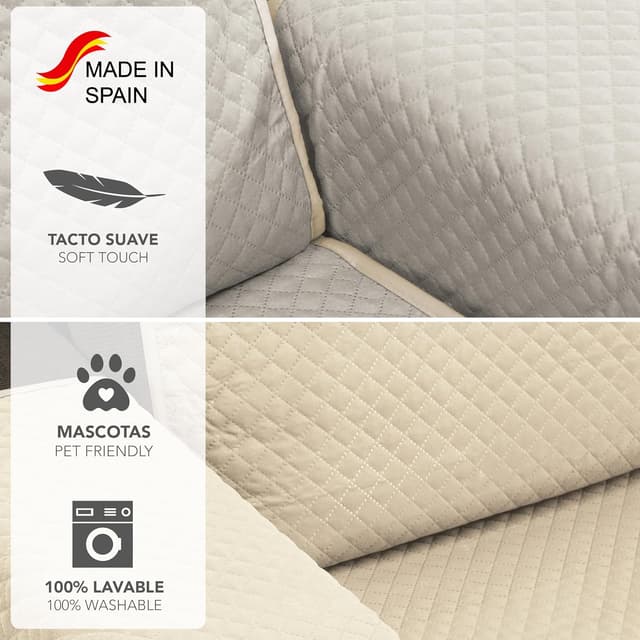 Thumbnail 4 de Martina Home Diamond Funda Sofá Acolchada Reversible 3 Plazas 🛋