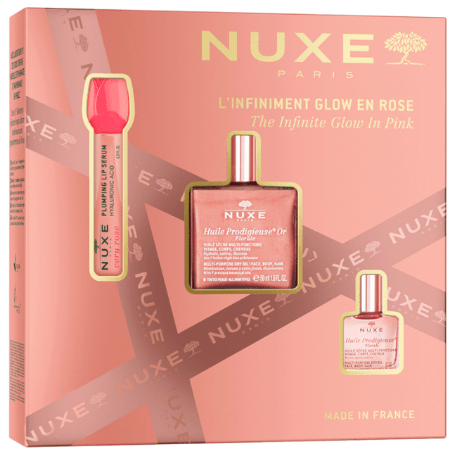 Imagen de Nuxe Huile Prodigieuse Or Florale 50 ml + sérum labial 8 ml + Florale 10 ml en OfertitasTOP