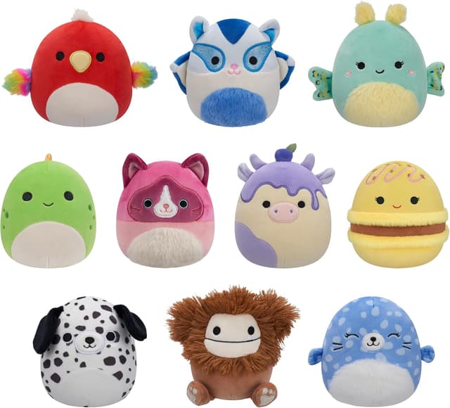 Detalle de Squishmallows 10-Pack Plush Set