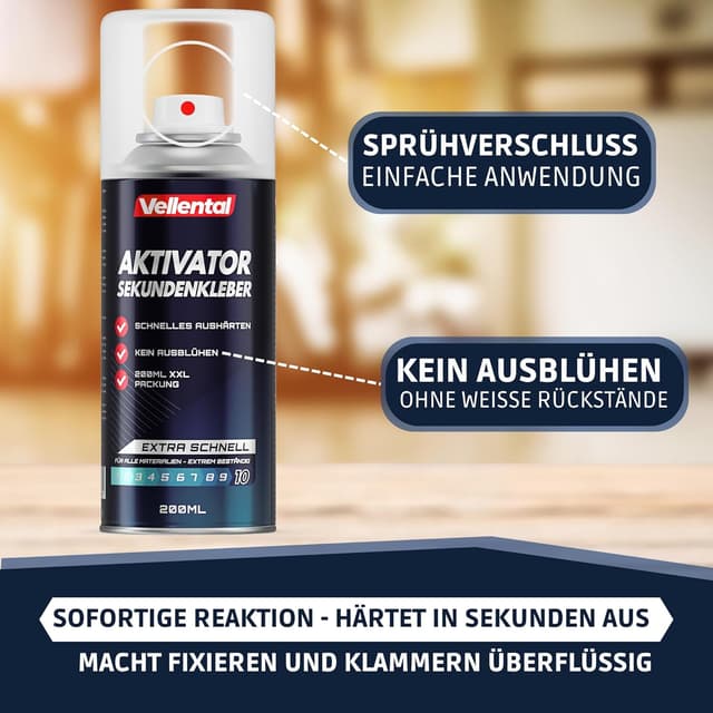 Thumbnail 2 de Sekundenkleber Aktivator Spray 200 ml extra stark
