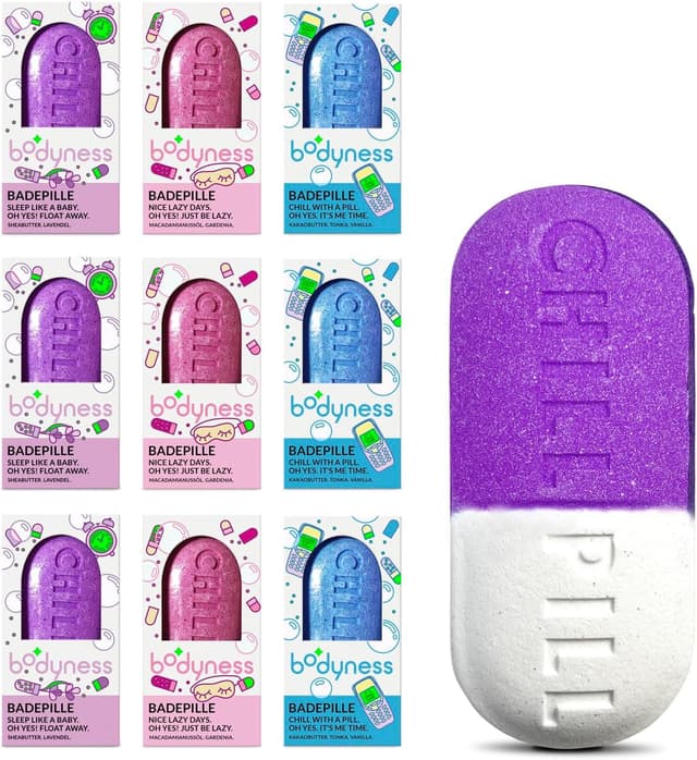 Detalle 1 de Craze BODYNESS Pack 9 Bombas Chill Pill
