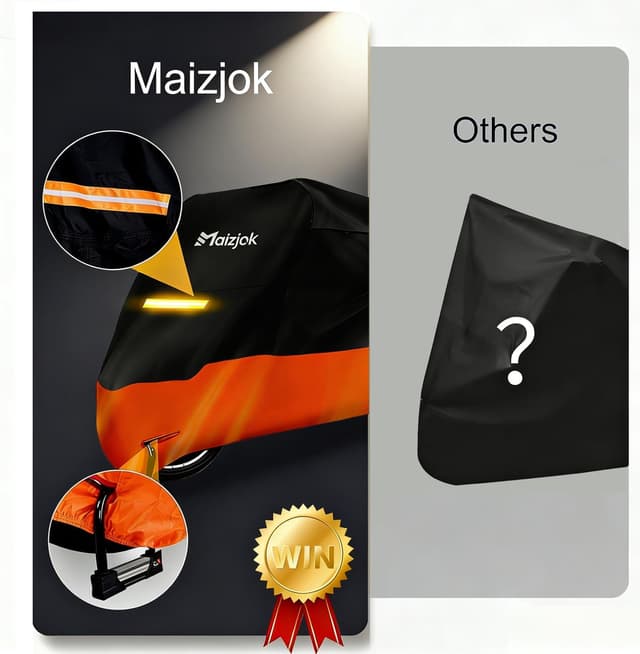 Thumbnail 3 de Maizjok Motorbike Cover Waterproof Outdoor