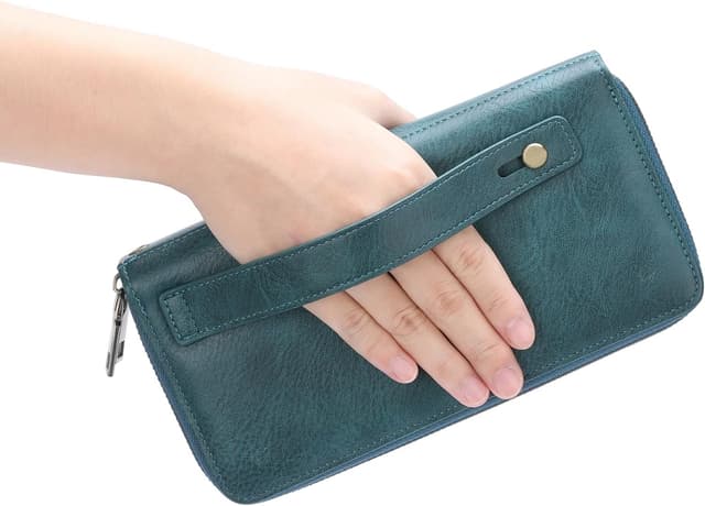 Thumbnail 6 de SENDEFN Geldbörse Damen Gross Doppelreißverschluss