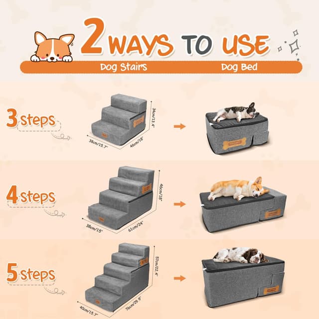 Thumbnail 3 de Nobleza Escalier pour Chien 5 marches đŸ