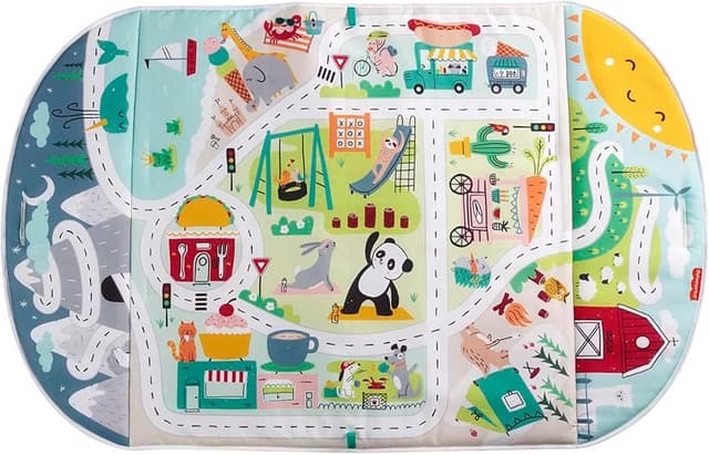 Thumbnail 4 de Fisher-Price Mantita Activity City Gym to Jumbo, mantita extragrande 🎲