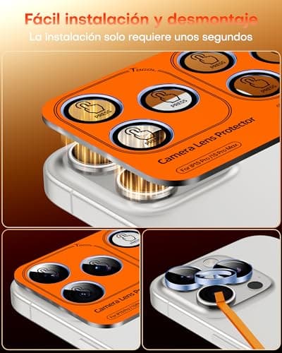 Thumbnail 7 de TOCOL Protection d'objectif iPhone 15 Pro Max