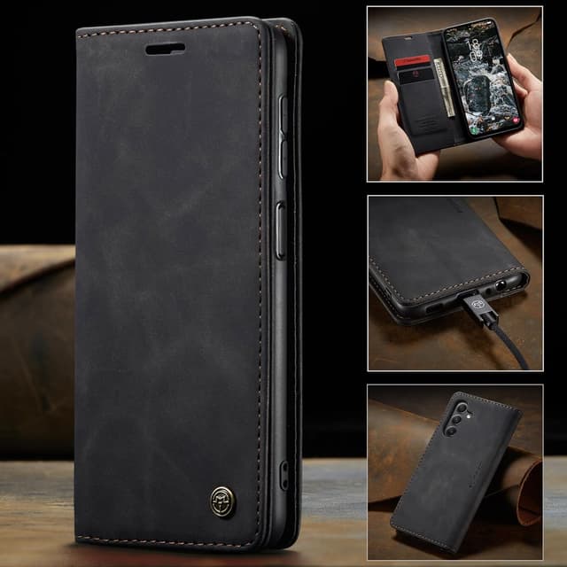 Thumbnail 4 de Monweicz Galaxy A56 Hülle Premium Leder