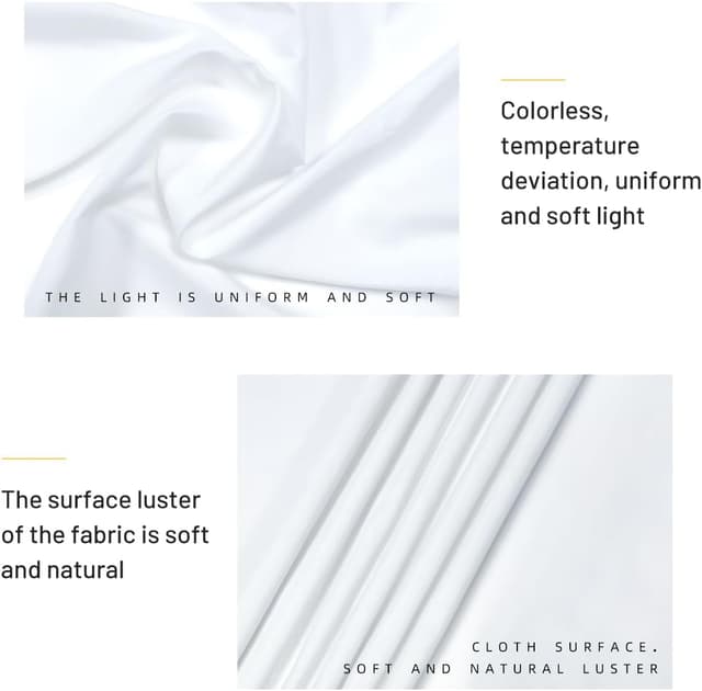 Detalle 2 de DUYIKJ weißer Fotohintergrund 3 x 3 m – großer Bildschirm für Fotoshootings, Partys & Fotografie