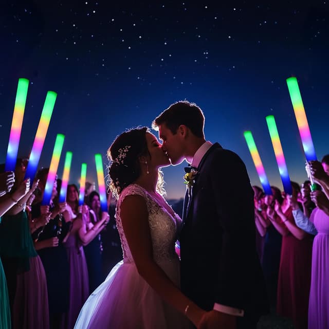 Thumbnail 6 de GDHZWTMY 36 Pack LED Foam Glow Sticks (3 Flash Modes) Party Supplies