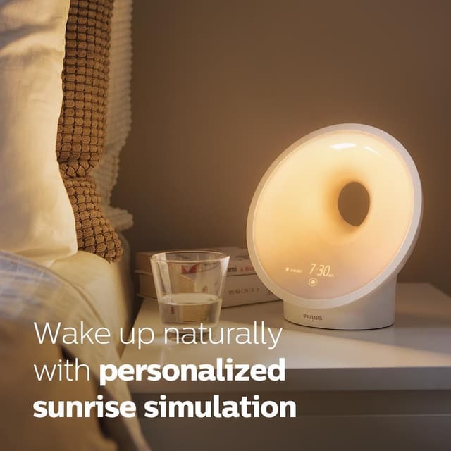 Detalle 2 de Philips SmartSleep HF3651/01 Sleep and Wake-Up Light with Simulated Sunrise & Sunset