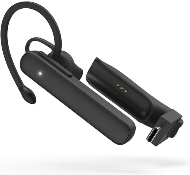 Detalle 2 de Hama MyVoice Station Mono Bluetooth Headset with multi-point and USB charging station (Black)