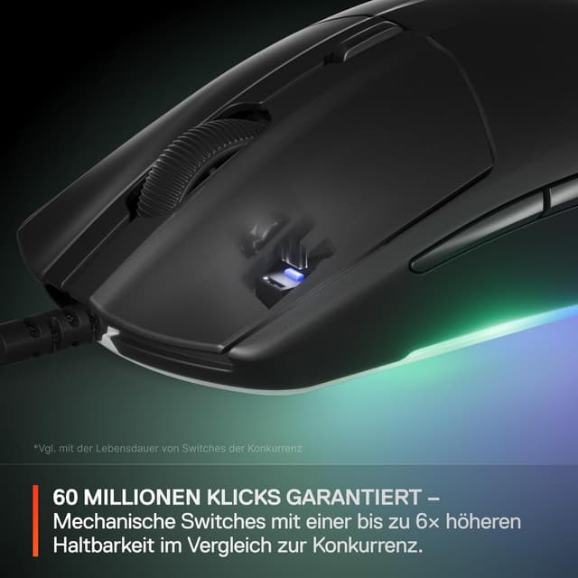 Detalle 2 de SteelSeries Rival 3 Gen 2 Maus 8500