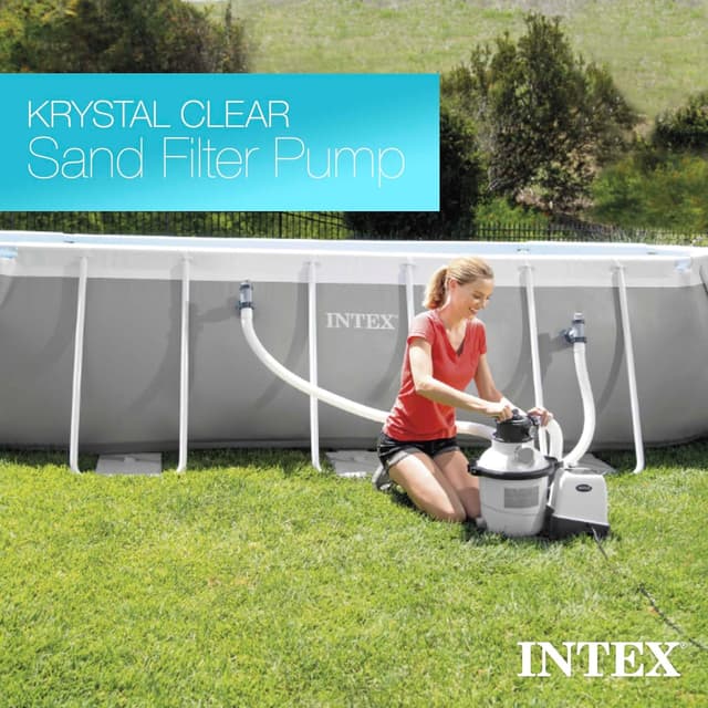 Detalle 2 de INTEX Krystal Clear 2,800 GPH Sand Pump