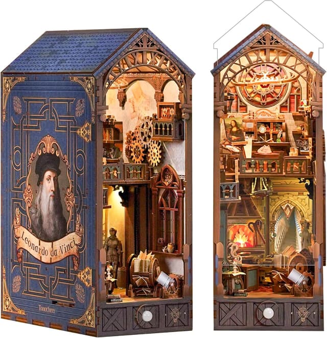 Imagen de Tonecheer Kit Book Nook Leonardo da Vinci en OfertitasTOP