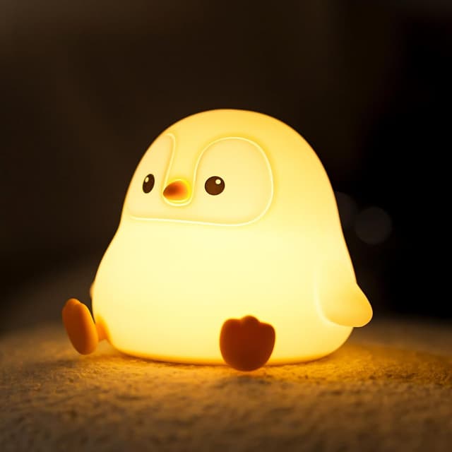 Detalle de VoMii Nachtlicht Pinguine für Kinder 1 Dimmbare Lampe