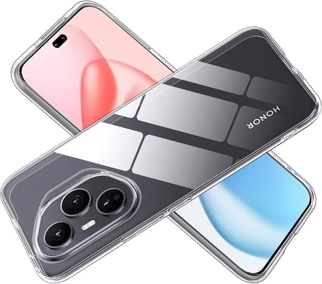 Detalle de Fitudoos Handyhülle für Honor 400 Pro – weiche TPU-Flüssigsilikonhülle in Klar