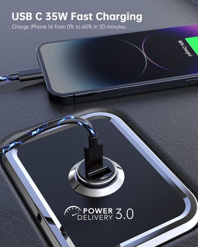 Detalle 2 de Omars Chargeur de Voiture USB 35W