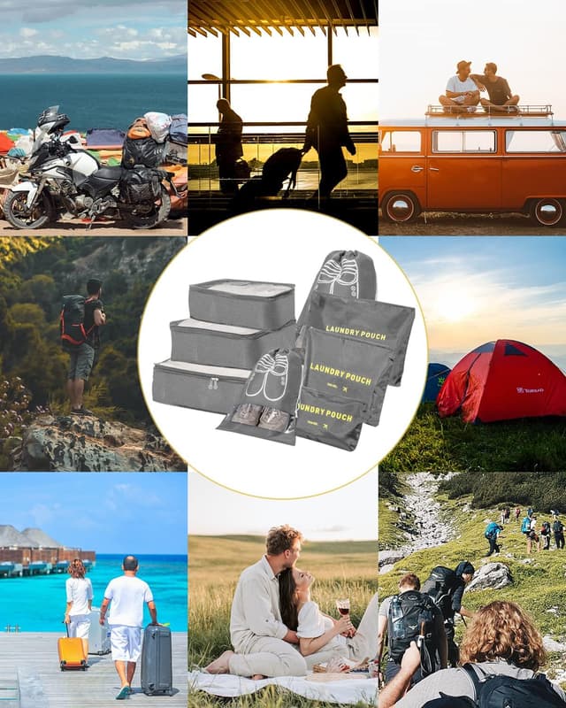 Thumbnail 6 de BillyBath Organizador De Maletas 8 en 1 Gris