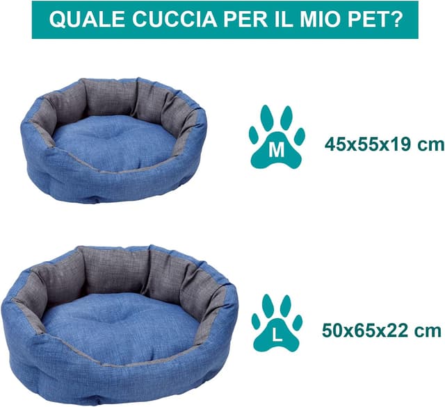 Thumbnail 6 de Baroni Home Cuccia L 50x65 cm per cane e gatto