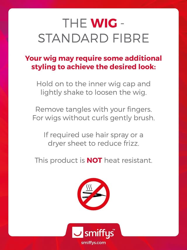 Thumbnail 1 de Smiffys Peluca glamurosa blanca corta con flequillo ðŸŽ