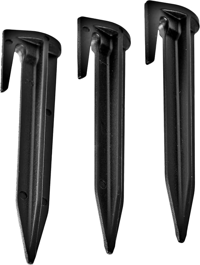 Detalle de WORX WA0179 picchetti per fissaggio filo perimetrale Landroid (confezione da 100 pezzi, nero)