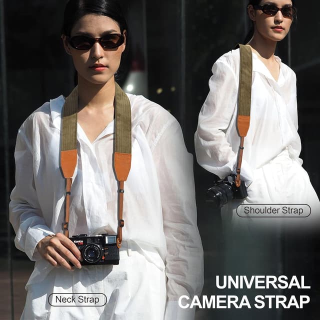 Detalle de Padwa Lifestyle corduroy camera strap 2 inch