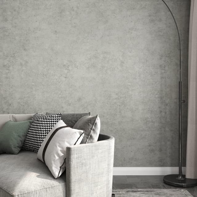 Detalle 2 de VaryPaper Betonoptik Klebefolie Tapete im Industrial-Vintage-Look (81 cm × 9 m)