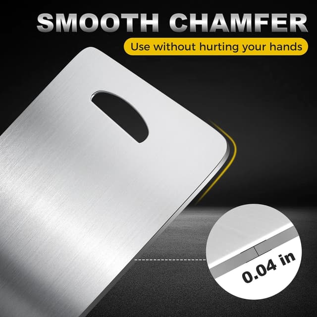 Thumbnail 6 de URMONA 3 PCS Stainless Steel Cutting Board Set