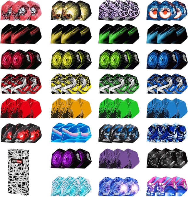 Thumbnail 1 de CyeeLife Standard Dart Flights 90 pcs dart flights