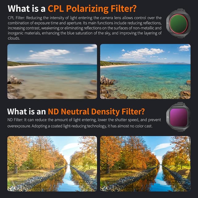 Detalle de ND&CPL Filter Set für DJI Mini 5 Pro