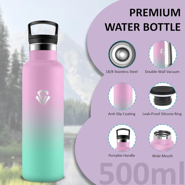 Thumbnail 1 de Botella Agua Acero Inoxidable 500 ml