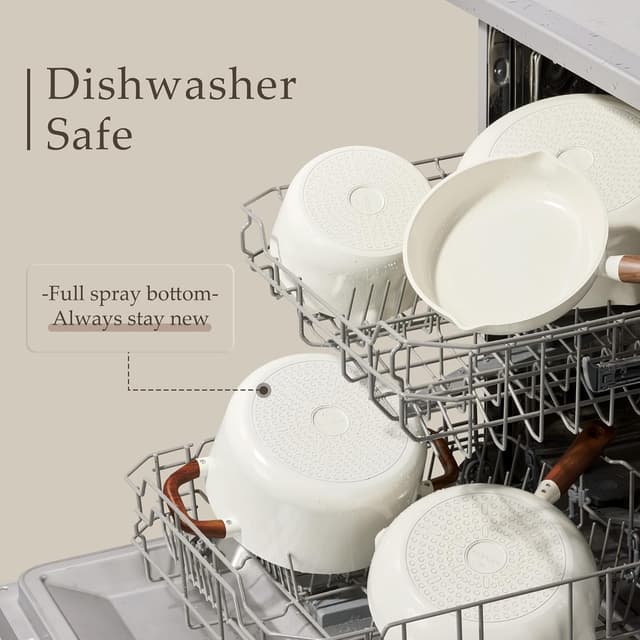 Thumbnail 5 de CAROTE Nonstick Frying Pans Set 5-piece