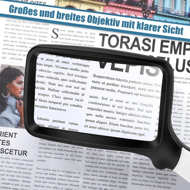 Detalle 2 de Tobegiga 5-fache Leselupe 🔍