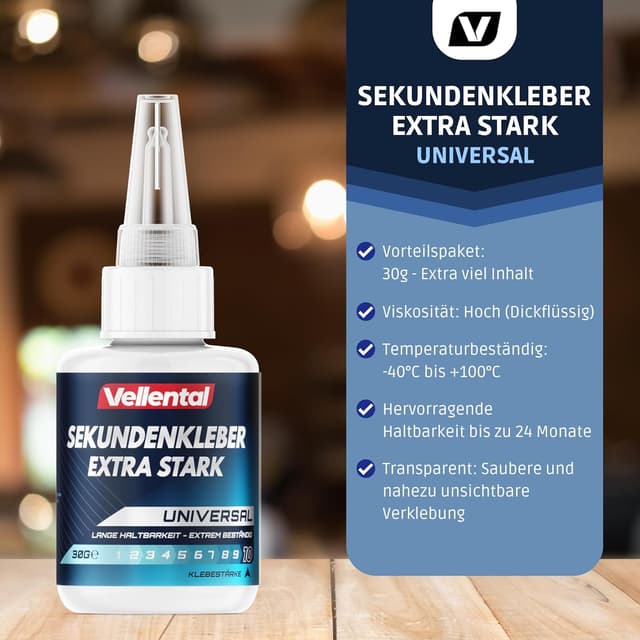 Thumbnail 5 de Sekundenkleber Gel Extra Stark – Superkleber für Kunststoff