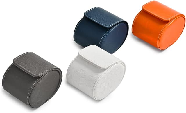 Thumbnail 6 de Oirlv Luxe en cuir PU : étui pour montre et boîte de rangement (gris) — format compact