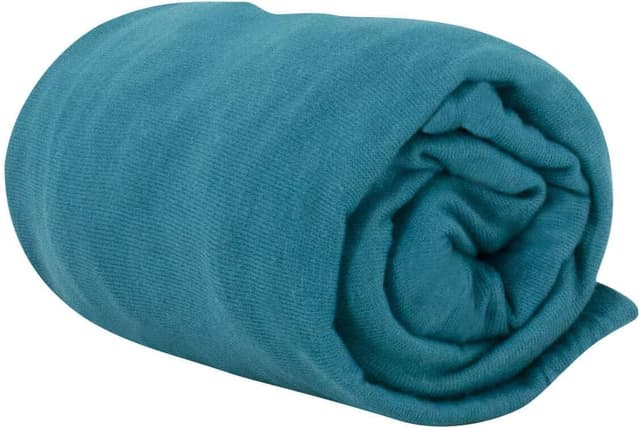 Thumbnail 2 de BabyCalin Sábana Bajera Azul Tropical 60x120x15 cm 🌴