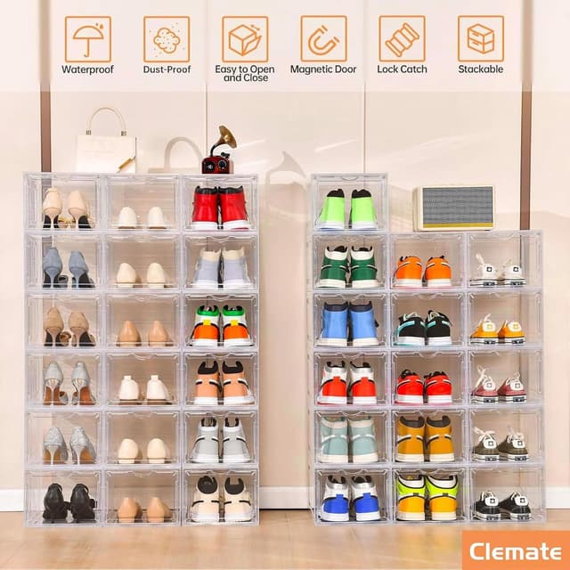 Detalle 2 de Clemate X-Large Shoe Organizer, 12-Pack ⚙