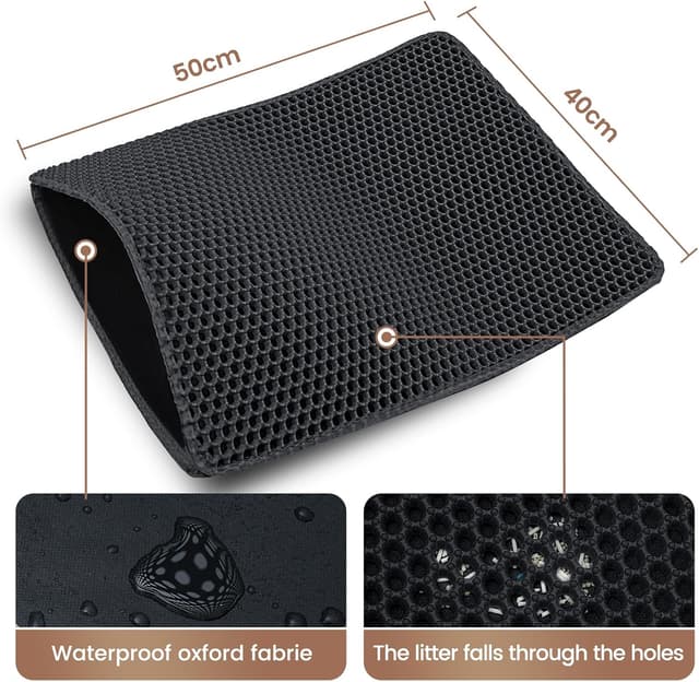 Thumbnail 5 de Katzenklo Matte 50x40 cm Katzenstreu Matte 🐾