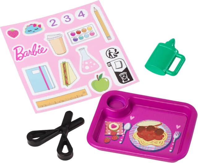 Detalle 2 de Barbie JCR76 Maestra: Muñeca morena con accesorios educativos 🎓