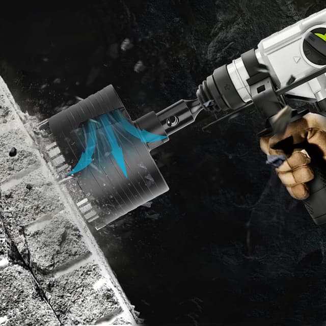 Thumbnail 2 de Bohrkrone 120mm mit M16 Aufnahme SDS Plus Adapter