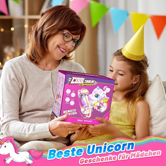 Detalle 2 de Hot Bee ferngesteuertes Einhorn-Auto für Mädchen